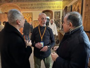 وفد مؤسسة رسالة السلام يناقش أفكار "الشرفاء الحمادي" داخل كاتدرائية القديس باسيليوس بموسكو