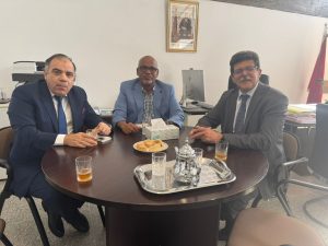 افكار الشرفاء الحمادي فى حلقة نقاشية مع طلاب الماجستير   بالمعهد العالي للإعلام والاتصال بالرباط 