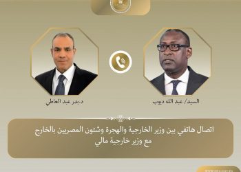 وزير الخارجية  يؤكد لـ نظيره المالى دعم مصر الكامل لجهود حكومة مالي في مكافحة الإرهاب والتطرف