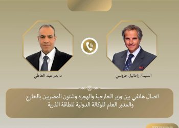 وزير الخارجية يبحث مع المدير العام لـ الوكالة الدولية للطاقة الذرية سبل تعزيز التعاون بين مصر والوكالة في الملف النووي الإيراني