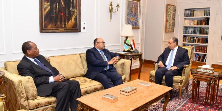 وزير الخارجية يلتقي نظيره التنزاني  لبحث سبل تعزيز العلاقات الثنائية وتطوير مجالات التعاون المختلفة بين البلدين