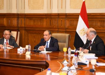 وزير الخارجية يجتمع مع أعضاء لجنة حقوق الإنسان والتضامن الاجتماعي بمجلس الشيوخ