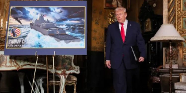 فئة ترامب.. الرئيس الأمريكي يعلن بناء أكبر وأقوى سفن حربية في تاريخ البشرية