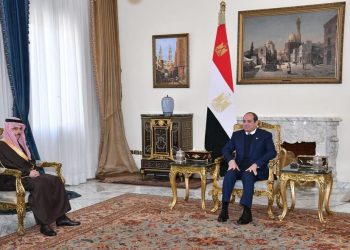 الرئيس المصري يستقبل وزير خارجية السعودية