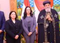 وزيرة التضامن الاجتماعي تزور المقر البابوي بالكاتدرائية المرقسية بالعباسية.. وتهنئ البابا تواضروس الثاني بعيد الميلاد المجيد