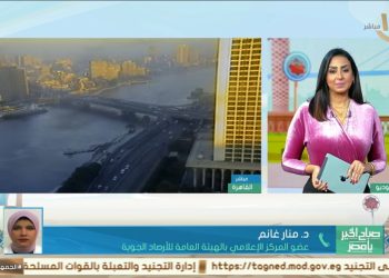 متابعة لحالة الطقس ودرجات الحرارة في مختلف محافظات الجمهورية.. مع د. منار غانم عضو هيئة الأرصاد