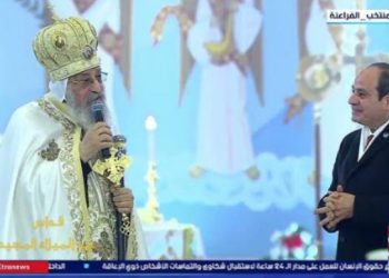 الرئيس السيسي: منذ 2015 ونحن نحتفل معا بعيد الميلاد المجيد