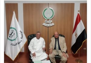 د. معتز صلاح الدين والأستاذ محمد محمد أعضاء مجلس أمناء مؤسسة مؤسسة رسالة السلام 