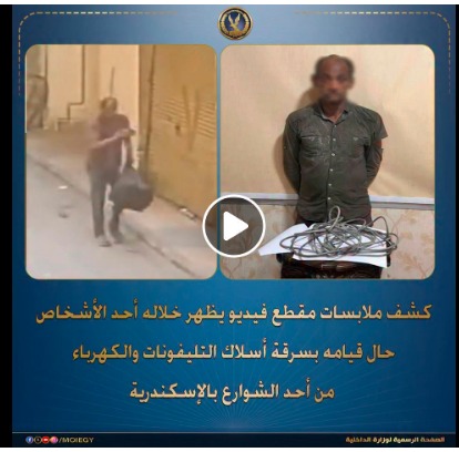 سارق أسلاك التليفونات